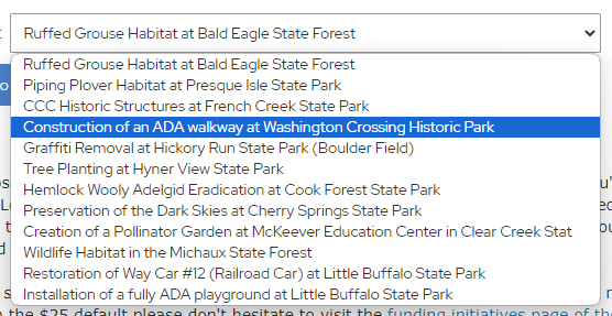 PaPFF's tweet photo. From adding accessibility resources to conserving natural spaces and historical landmarks, you can help support what is most important to you in PA's state parks and forests. Learn more about the projects you can help fund when you donate to PPFF: https://t.co/S83nJFfHzK https://t.co/e3LhAXFPL7