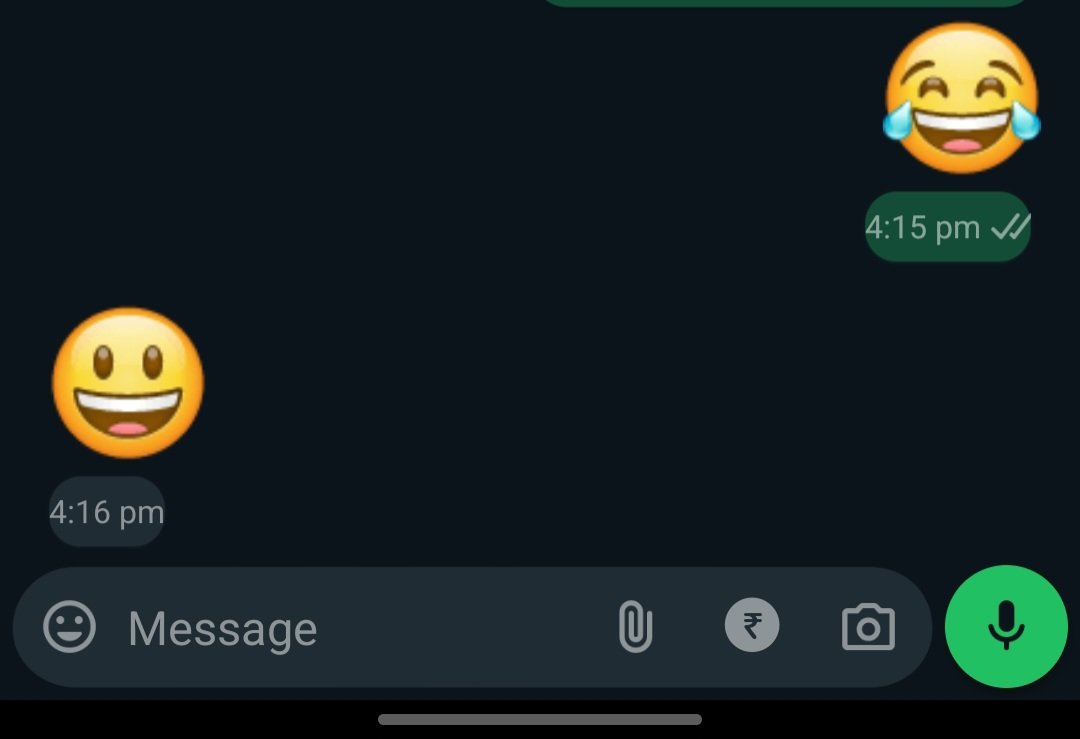 darshak1988's tweet image. @WhatsApp @Meta Did you forget to add padding beside the time? 🐛🪲 #UXBug