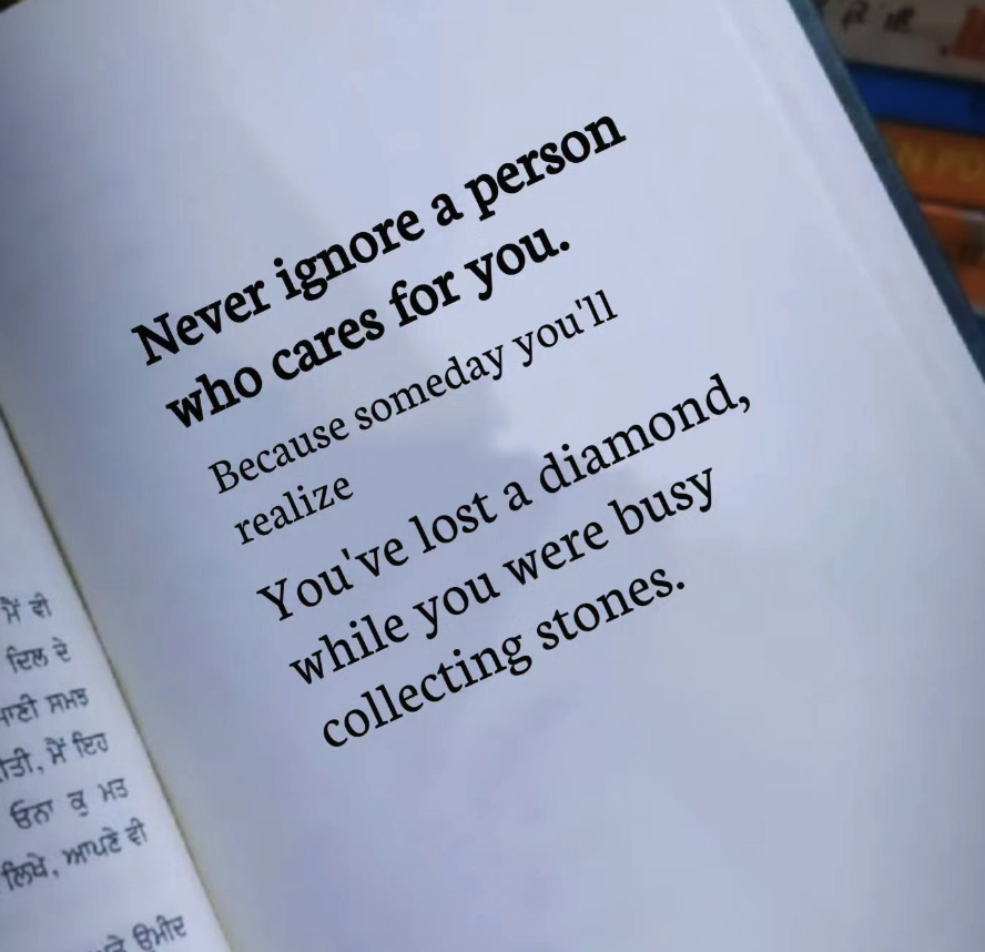 Make sure you tell those you care about how much they mean to you