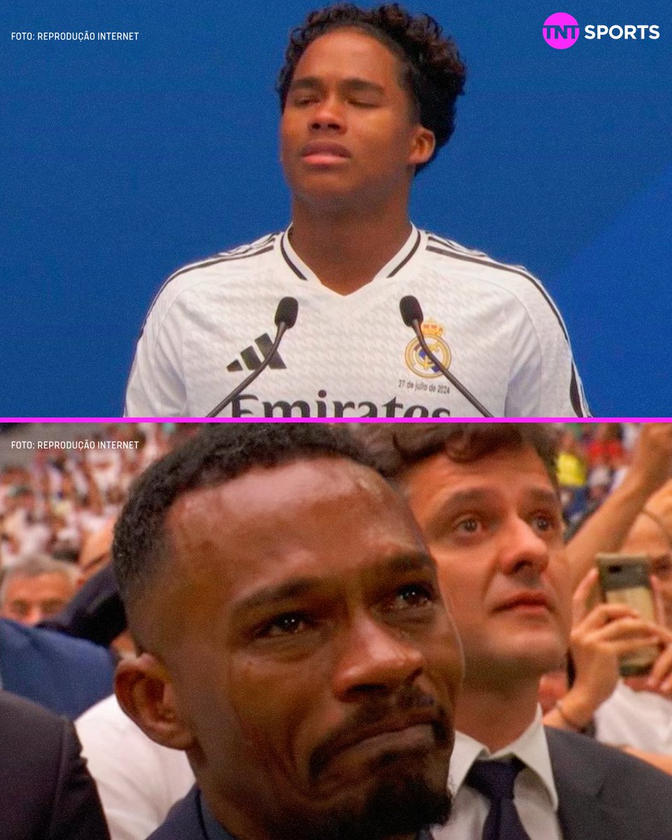 TNTSportsBR's tweet photo. EMOCIONANTE! 🥹 Com certeza hoje é um dia que Endrick e sua família jamais esquecerão. https://t.co/prIL8fztPp