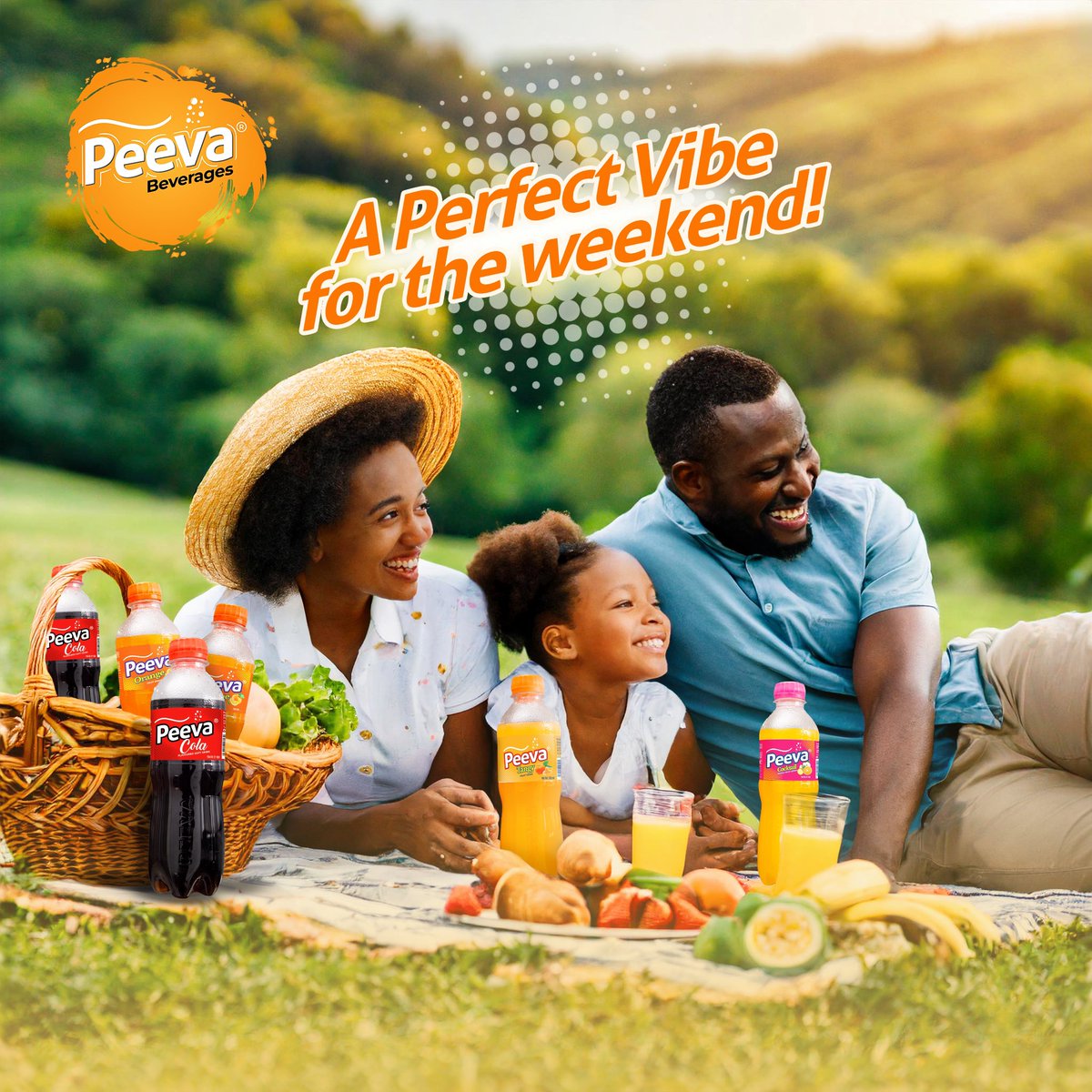 PeevaBeverages's tweet photo. Peeva drinks are the perfect vibe for your weekend picnic or family gathering. Cheers to a delightful weekend filled with joy and delicious flavors! #PeevaBeverages #WeekendVibes #FamilyTime #RefreshYourDay #DrinkPeeva https://t.co/WGnF2pkedd