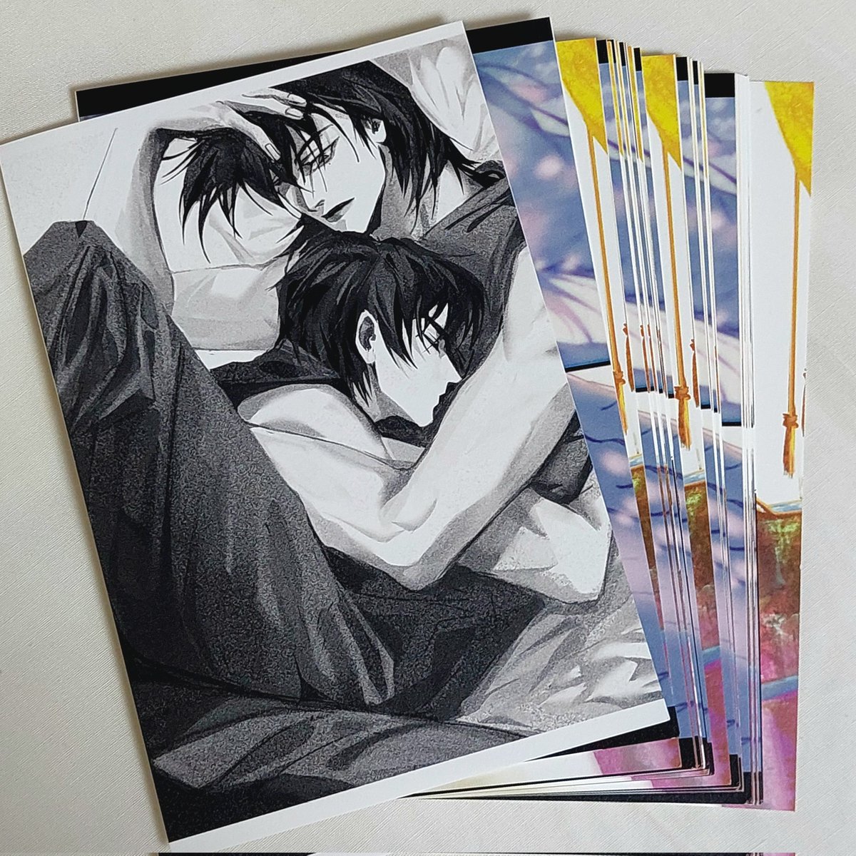 7월 28일 냥럿 이벤트 카페 첫 타임(12:00)에 방문할 예정입니다. 엽서의 종류는 4가지지만 일정이 촉박했던지라 발주한 수량은 각각 10개 미만으로 극소량입니다...🥹