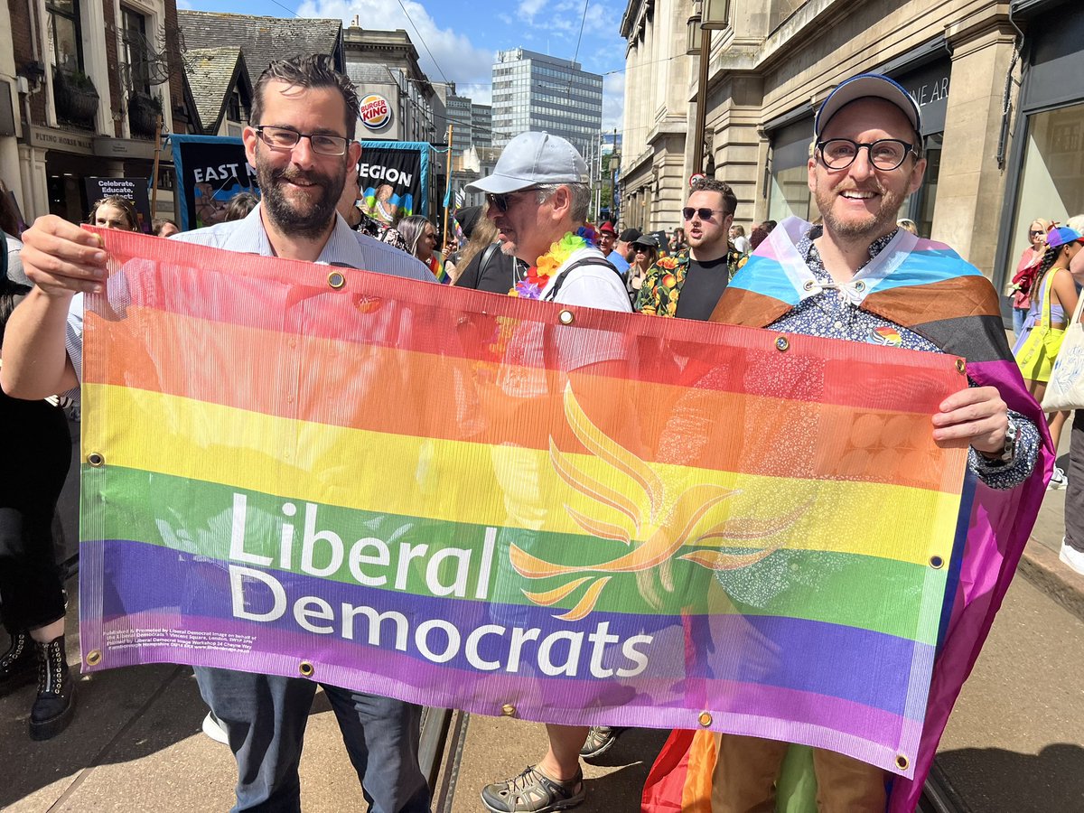 Castle Ward Focus Team 🔶 (@castlelibdems) on Twitter photo Proud to be marching today in <a href="/NottsPride/">Notts Pride</a> and delighted to have Independent councillor <a href="/cllrandrewrule/">Andrew Rule</a> come to march with us - a great show of cross-party unity Proud to be marching today in <a href="/NottsPride/">Notts Pride</a> and delighted to have Independent councillor <a href="/cllrandrewrule/">Andrew Rule</a> come to march with us - a great show of cross-party unity