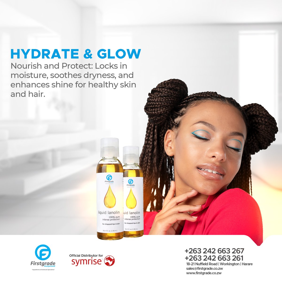 FirstgradeInc's tweet image. 🌿Benefits of Mineral Oil &amp;amp; Lanolin Oil for Skin and Hair✨ 

 At Firstgrade Inc, we offer premium-quality mineral and lanolin oils to meet all your skincare and haircare needs. 💧🌟

[Read Full Article] firstgrade.co.zw/benefits-of-mi…

 #SkinCare #HairCare #MineralOil #LanolinOil