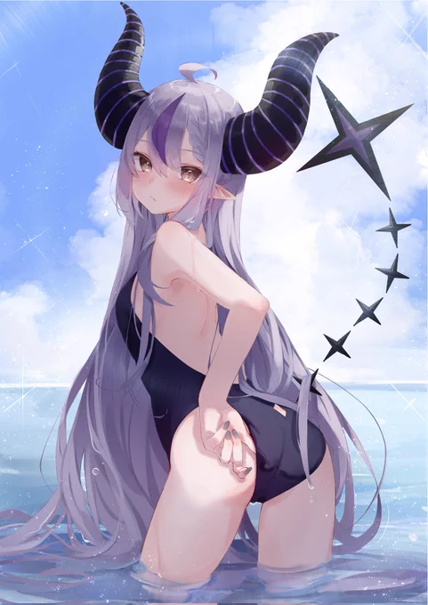 『ラプサマー 』#laplus_artdesu #lap_summer 