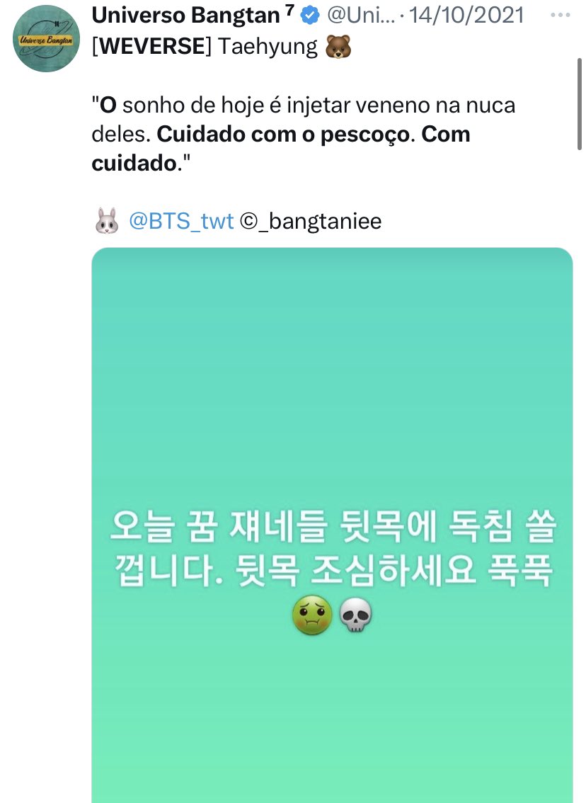 e as bichas criando genérico dizendo q o tae ia ficar receoso de aparecer no insta, esse msm taehyung aqui