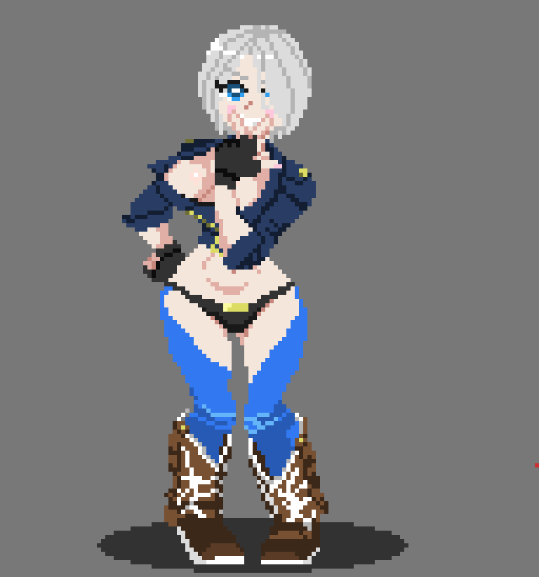 kindanman's tweet photo. アンヘル
#pixelart #格ゲーキャラ描こうぜ https://t.co/HzFsN9ANxT