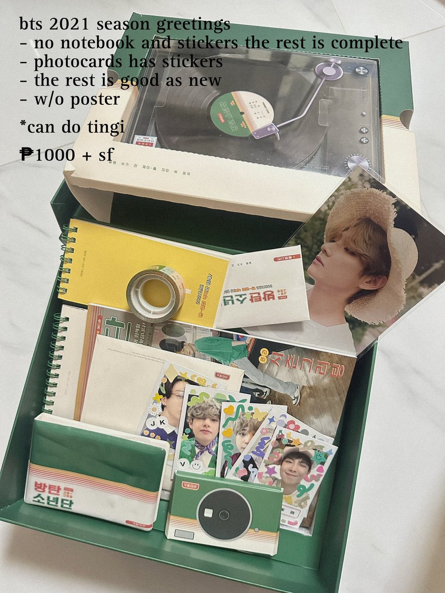 wntrblv's tweet photo. wts | lfb 🫧 bts 2021 season’s greeting https://t.co/OdrCH5L2km