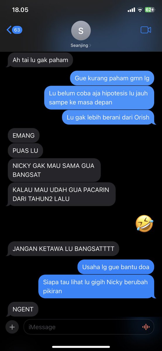 Sean curhat ke Jendra: