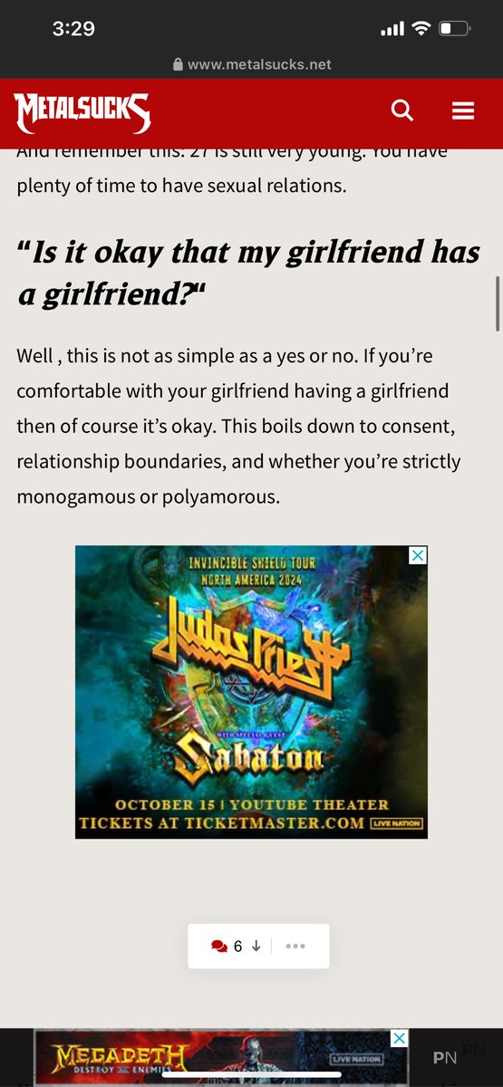 Cinnamon Babe (@cinnamonbabe304) on Twitter photo Omg guys I officially am a columnist for <a href="/metalsucks/">MetalSucks</a> !!! Dreams do come true :-) I’m like a Metal Carrie Bradshaw ✨ I have my own column called “Love Bites” where I answer all your relationship/love questions 🙏🏽🙏🏽🙏🏽 Send me more stories and questions !!! Omg guys I officially am a columnist for <a href="/metalsucks/">MetalSucks</a> !!! Dreams do come true :-) I’m like a Metal Carrie Bradshaw ✨ I have my own column called “Love Bites” where I answer all your relationship/love questions 🙏🏽🙏🏽🙏🏽 Send me more stories and questions !!!