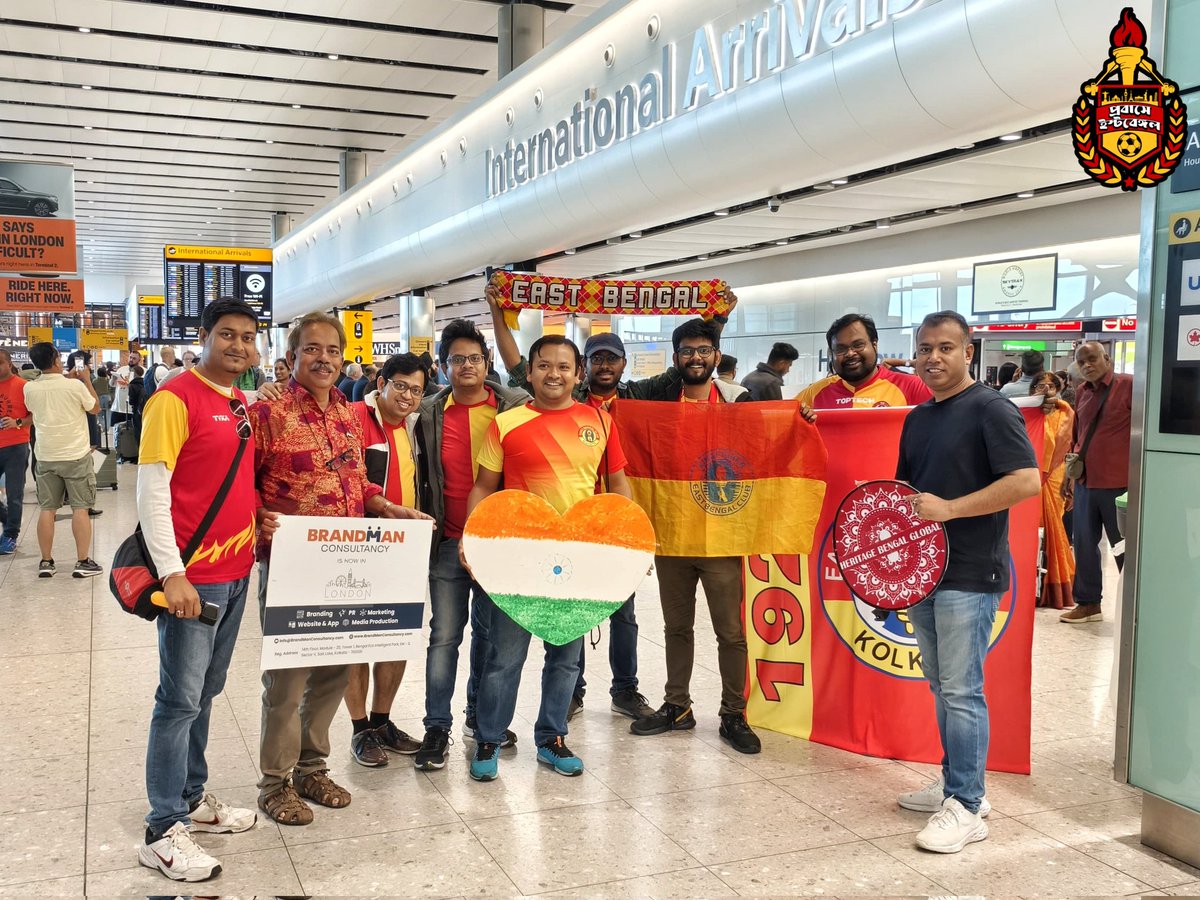 ProbasheEB's tweet image. ইস্টবেঙ্গল যেখানে, আমরা সেখানে ✊❤️💛

#JoyEastBengal 
#PLNextGen 
#RFDL 
#EastBengal 
#ProbasheEB 
#promotingEBoutsideWB