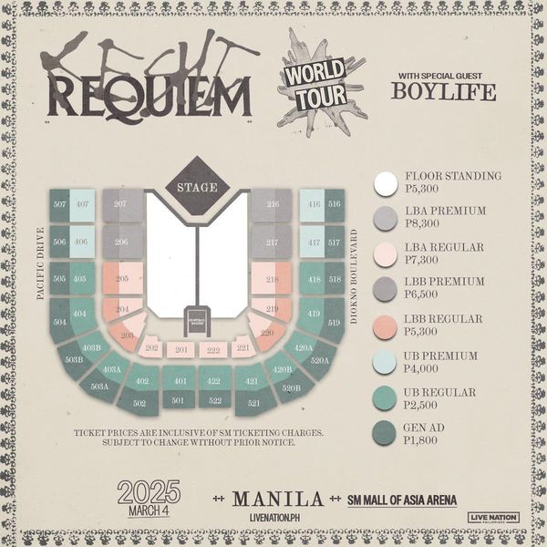 keshiPHTeam's tweet photo. HAPPENING NOW : KESHI REQUIEM TOUR LIVE IN MANILA general onsale ticket selling!

Get your #keshiREQUIEMTourMNL tickets now via @smtickets online and outlets! https://t.co/TdN4Yb1cLp
