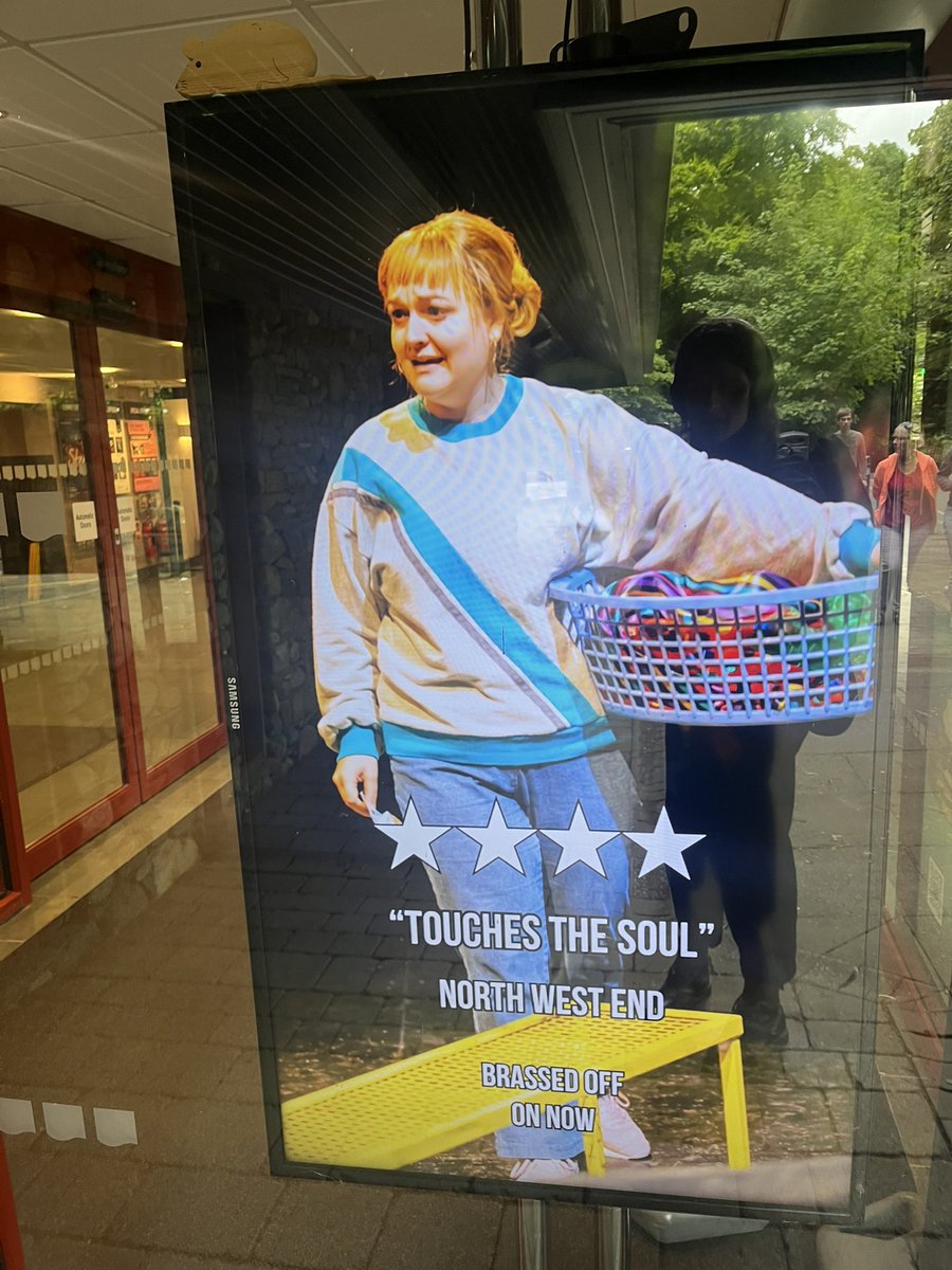 Adam Fenton (@adampfenton) on Twitter photo Itâs the last day to catch Brassed Off <a href="/tbtlake/">Theatre by the Lake</a>! But donât fret, this powerhouse show will be journeying on to <a href="/thesjt/">Stephen Joseph Theatre</a> and <a href="/octagontheatre/">Octagon Theatre</a> soon
Wonderful direction by <a href="/LizStevenson5/">Liz Stevenson</a>
Spot on casting by Liv Barr
Captivating performance by <a href="/danekaetchells/">danekaetch Bluesky</a>
Not to be missed 𪧠Itâs the last day to catch Brassed Off <a href="/tbtlake/">Theatre by the Lake</a>! But donât fret, this powerhouse show will be journeying on to <a href="/thesjt/">Stephen Joseph Theatre</a> and <a href="/octagontheatre/">Octagon Theatre</a> soon
Wonderful direction by <a href="/LizStevenson5/">Liz Stevenson</a>
Spot on casting by Liv Barr
Captivating performance by <a href="/danekaetchells/">danekaetch Bluesky</a>
Not to be missed đާ