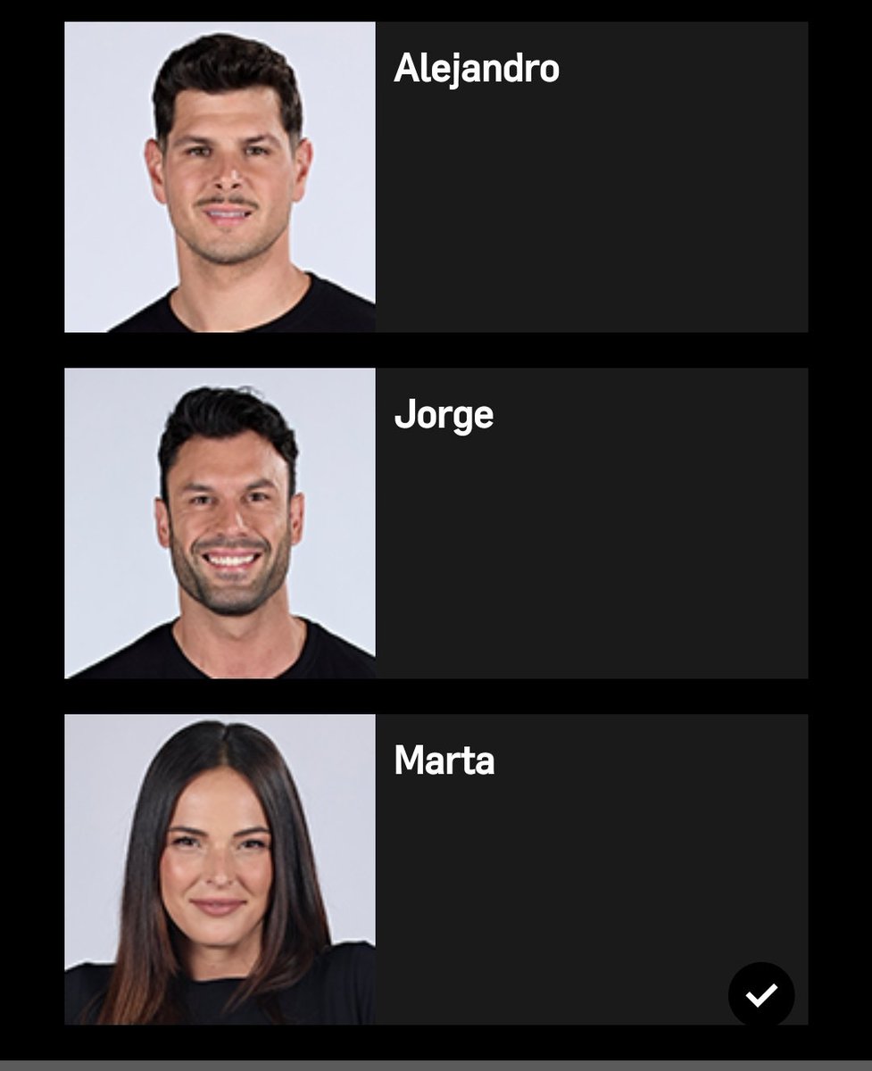 <a href="/Tony_Spina/">Tony Spina</a> <a href="/_MartaGH16_/">Marta Peñate Amador</a> <a href="/_MartaGH16_/">Marta Peñate Amador</a> Ganadora me encanta la gente que va de frente con todas las consecuencias y que se les ve venir desde lejos fieles a si mismos con sus defectos y virtudes y desenmascara a los lobos con piel de corderos 💪🏽