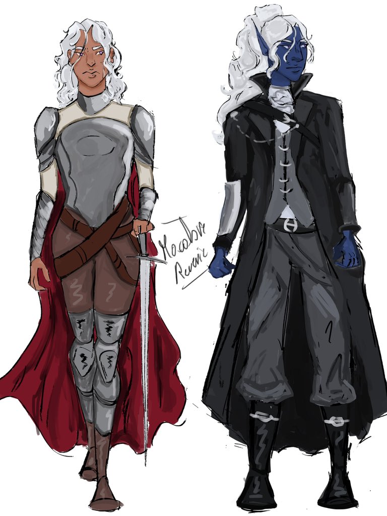 Macabre_Reverie's tweet photo. Siblings :) #dndoc #dnd5e #dnd #dndnpcs https://t.co/ptKIbwfsvb