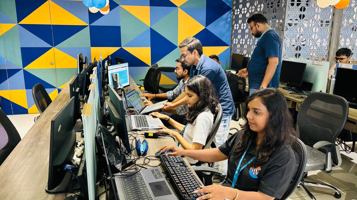 WCAhmedabad's tweet photo. Exciting progress at do_action Ahmedabad 2024! 🚀 Productive work discussions and innovative web development are going on.
#DoAction #WordPress #Ahmedabad2024 #CommunitySupport #WPAhmedabad #Charity https://t.co/yBTNmtwOAA
