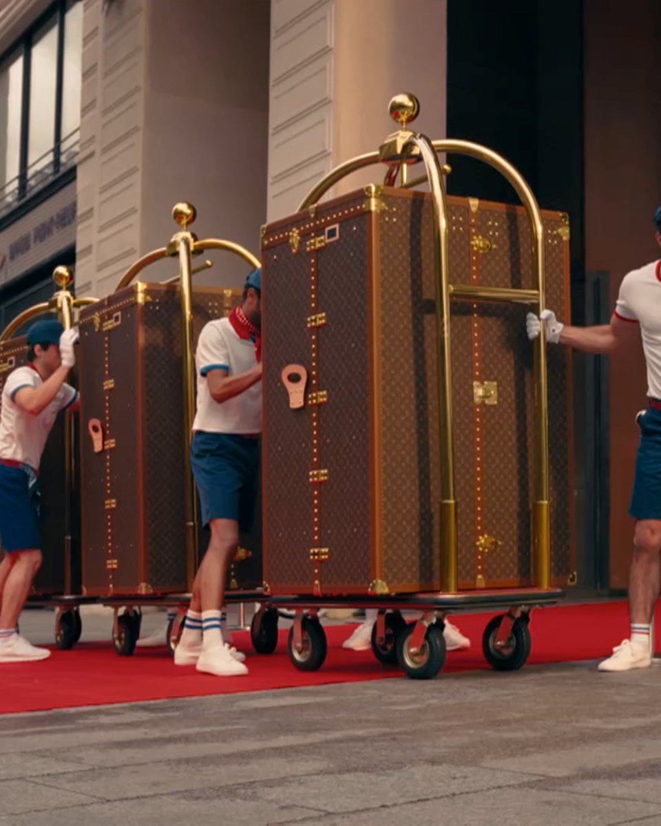 LouisVuitton's tweet photo. #Paris2024. Unveiling the #LouisVuitton Medals Trunks, poised for the grand Opening Ceremony and commencement of the Olympic Games Paris 2024. Discover more at https://t.co/4A5L0rcVKb https://t.co/KGaSjEs5o5