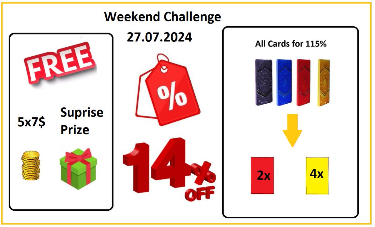 PawelTrader_'s tweet image. Weekend @Sorare Challenge Starts Now 08.07.2024 👀 

1⃣ 2 Rare and 4 Limited random Cards for 6 people who make at least one transaction with me within 24 hours!
2⃣ Swap ALL my CARDS for 115% of Your cards value!
3⃣🆓5 x 7 USD and Surprise Prizes for 6 random people - just write…