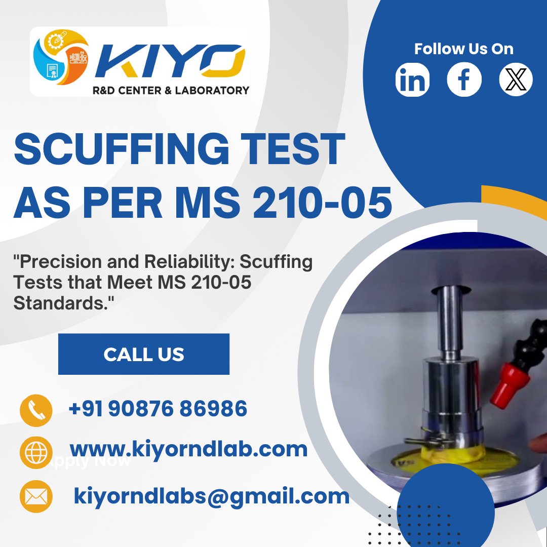 Kiyorndlab's tweet image. We ensure top-notch material durability with Hyundai MS 210-05 scuffing tests! Trust Kiyo R&amp;amp;D Center &amp;amp; Laboratory for precise and reliable results. #MaterialTesting #AutomotiveDurability