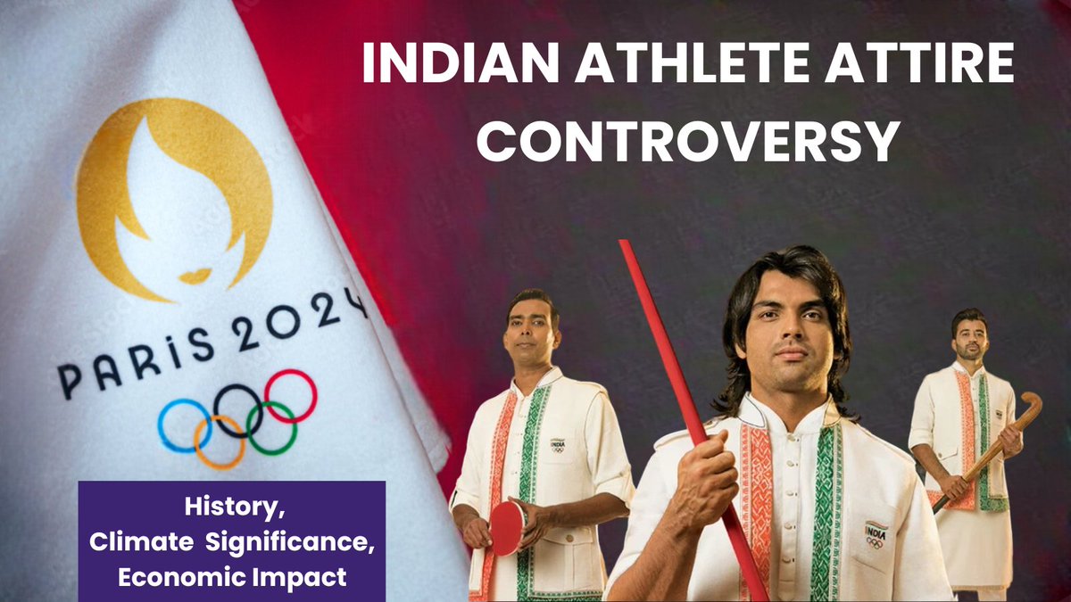 deepanshuS27's tweet photo. Big Breaking 🚨

Are Indian Athletes Facing Embarrassment at Paris Olympics Due to Their New Uniforms?

What's the Issue? 

Also, Let's Check the History, Significance & Economic Impact of Olympics on Paris 

A Thread 🧵