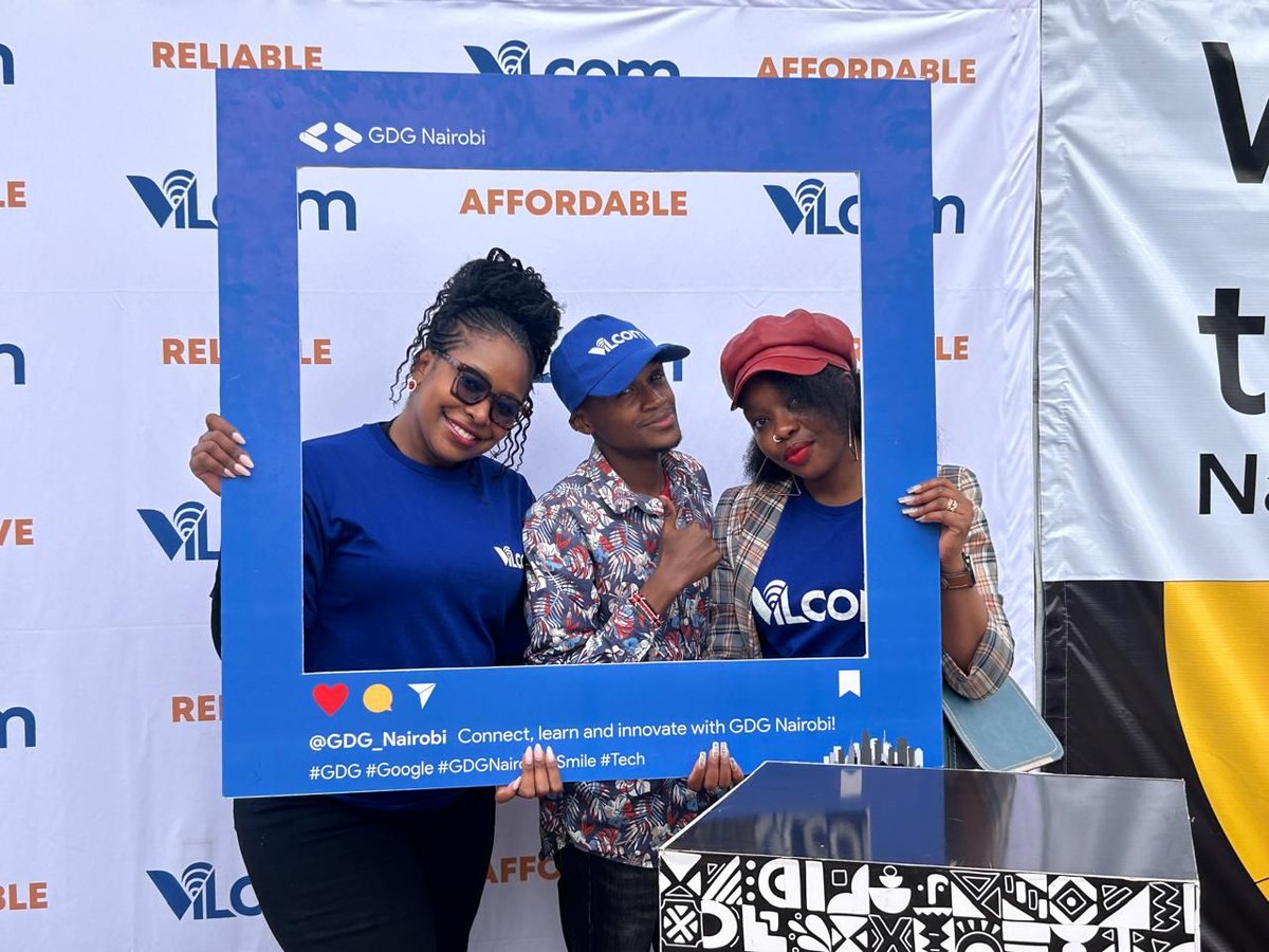 vilcomnetworks's tweet photo. We look good in Blue! Not just any blue, but Vilcom Blue! #vilcomnetworks #GoogleIONairobi #GoogleIO https://t.co/LO8oe2XjUw