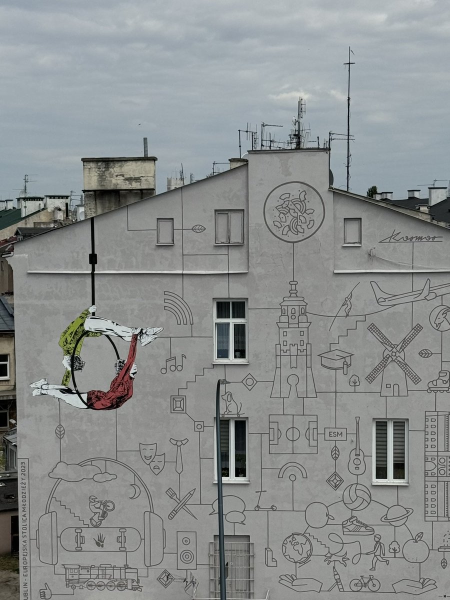 <a href="/3miastoTweetup/">3miasto Tweetup</a> Serdecznie pozdrawiam i ściskam wszystkich z Lublina, dla <a href="/KaMichalowska/">KatarzynaMichałowska</a> załączam mural ;-)
Bawcie się dobrze!