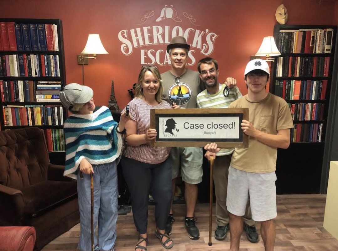 SherlockEscapes's tweet photo. Let's get solving! The weekend is here #ygk and we're open for all your mystery needs. Book your escape room on our website and come solve a mystery! #visiykingston #downtownktown https://t.co/QcmAH5JtM4