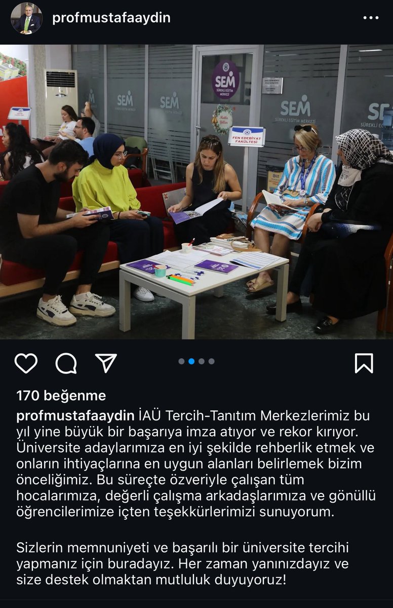 Şaka gibi bir paylaşım evet bu rekor yüzünden şuan Kıbrıs ilim üniversitesinde YL ve Doktora olarak 800 öğrenci mağdur!! @csuedutr <a href="/IAUKampus/">İstanbul Aydın Üniversitesi</a> <a href="/drmaydin/">Prof. Dr. Mustafa AYDIN</a> <a href="/ykalitekurulu/">Yükseköğretim Kalite Kurulu (YÖKAK)</a> <a href="/RTErdogan/">Recep Tayyip Erdoğan</a> <a href="/herkesicinCHP/">CHP 🇹🇷</a> <a href="/MHP_Bilgi/">MHP</a> <a href="/meydankibris/">MEYDAN KIBRIS</a> <a href="/HABERKIBRIS/">Haber Kıbrıs</a> <a href="/kibristurkhaber/">Kıbrıs Türk Haber</a> <a href="/gazetesozcu/">Sözcü</a> <a href="/nowtvturkiye/">NOW</a>