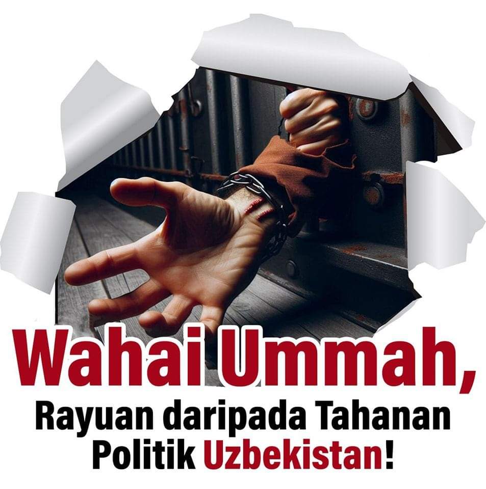 HazwanHamdan8's tweet photo. How does the regime dare to arrest &amp; torture those who say "Our Lord is Allah" &amp; strive for the good of Uzbekistan and its people, while at the same time allowing criminals and evildoers to spread corruption, plunder, and destruction in the country with complete freedom and ease? https://t.co/qIG0QfUAqf