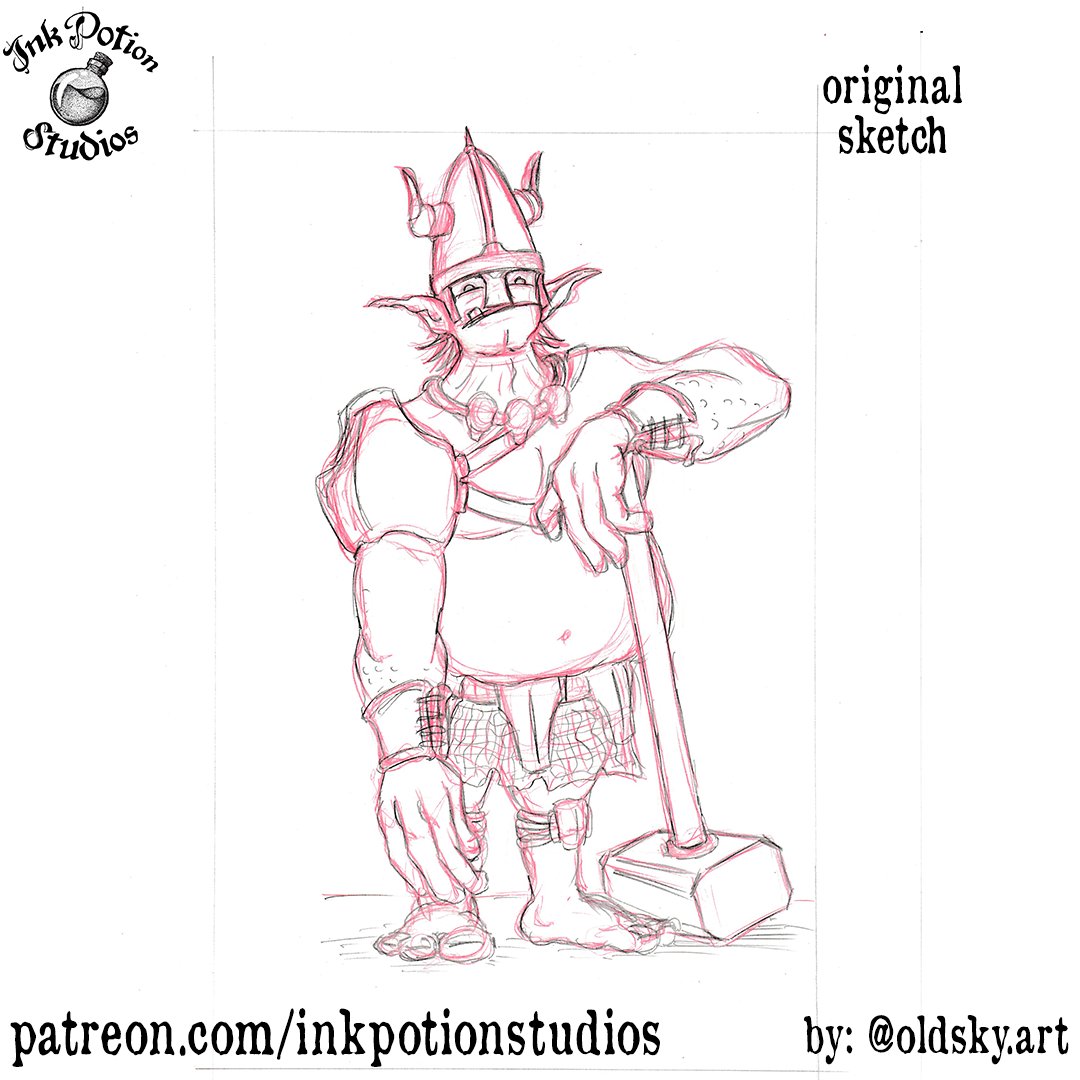 Emerging from tombs or ancient runes, The Lords of Chaos and their minions arrive!  

And this month we have experimented with something different - one artist sketches  a character, and the other inks it up!

Arts by: <a href="/Yuriperkowski/">Yuri Perkowski - COMMISSIONS OPEN 2024!</a> / <a href="/oldsky_art/">Geraldinho ! Commission Open</a> 

#DnD #fantasyart #rpg #osr