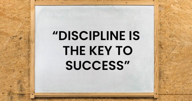 #success #discipline #key