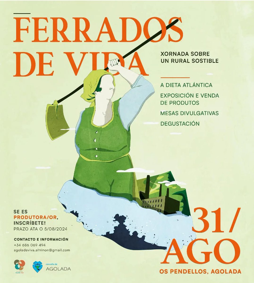 📣📣Nova data para o calendario. 
💚Convidámosvos a  participar nunha xornada especial  que estamos organizando dende a Terra do Medio,  para poñer en valor o noso tecido produtor galego e dar visibilidade á nosa cultura gastronómica.
#altriNon #celulosasfóra #nonmetoquenoUlla