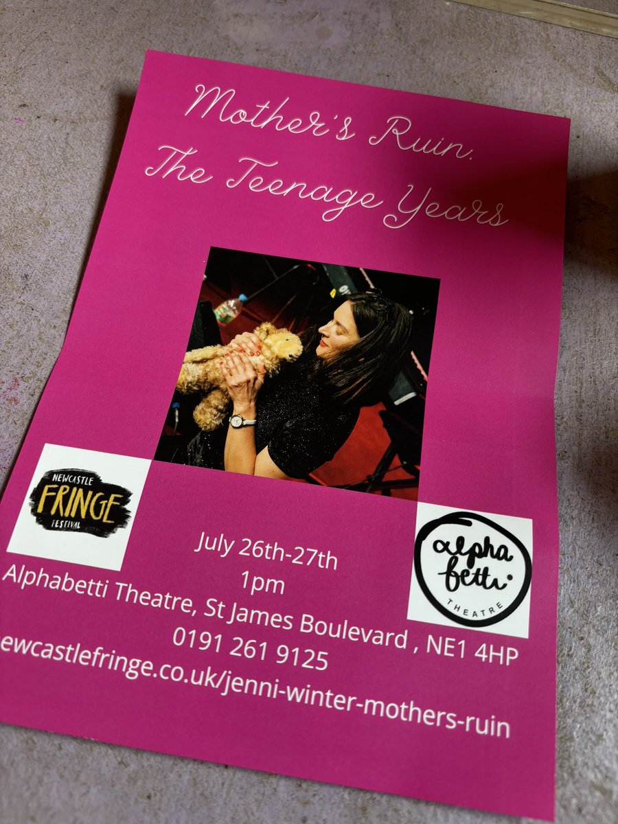 Mhairi Ledgerwood (She/Her) (@meledgerwood) on Twitter photo 2nd visit to <a href="/FringeNewcastle/">Newcastle Fringe Festival</a> - to see Jenni Winter’s Mothers Ruin: The Teenage Years <a href="/Alphabetti/">Alphabetti Theatre</a> 2nd visit to <a href="/FringeNewcastle/">Newcastle Fringe Festival</a> - to see Jenni Winter’s Mothers Ruin: The Teenage Years <a href="/Alphabetti/">Alphabetti Theatre</a>