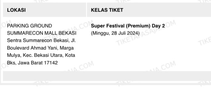 itsgloonotglue's tweet photo. WTS Ticket Soundfest, 
Super Festival (VIP) 2pcs - 450k Nego
Kalo ambil 1 bisa kita rundingkan di Personal Chat yaa!✨

081212646465
Zhafran Gymnastiar

#jkt48 #jkt48newera #soundfest https://t.co/7zRW01BmCq