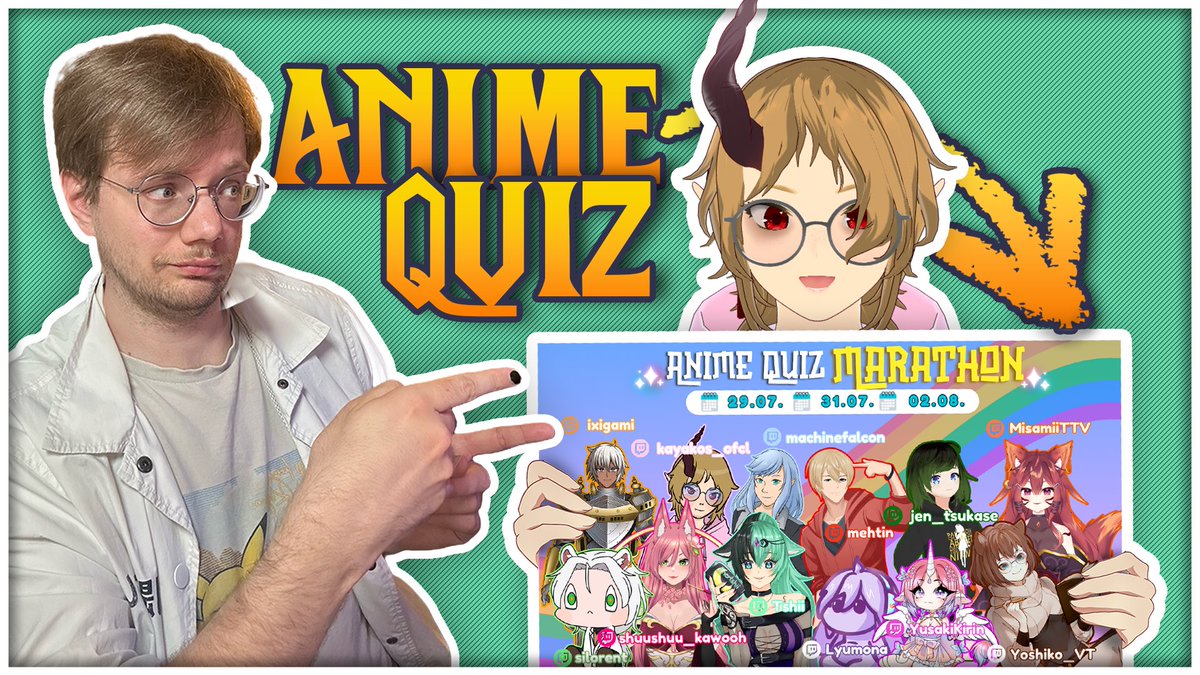 kayakos_ofcl's tweet photo. Aloha heute gibt es ein kurzes Video.
Ich hab es leider nicht rechtzeitig geschafft! Aber checkt es dennoch Mal ab!

Save the Date: Anime Quiz Marathon! https://t.co/BktM2a7ije

#gervtuber #vtuber https://t.co/JI2x5AeMK8