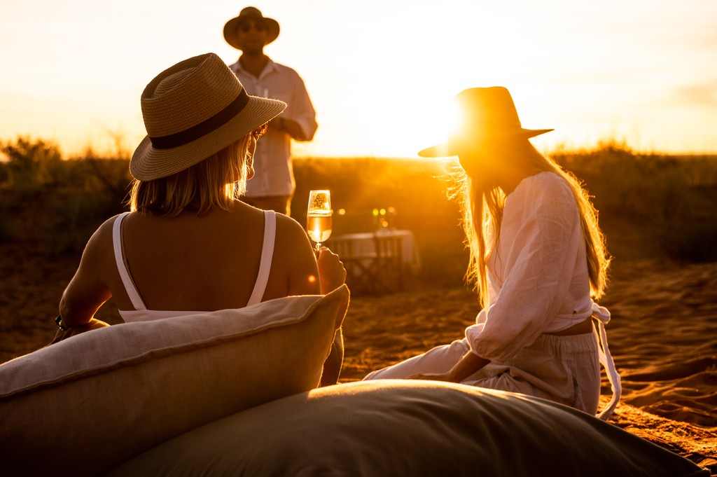 The perfect start to the weekend. #Tswalu #SafariSundowners #SouthAfricaSafari