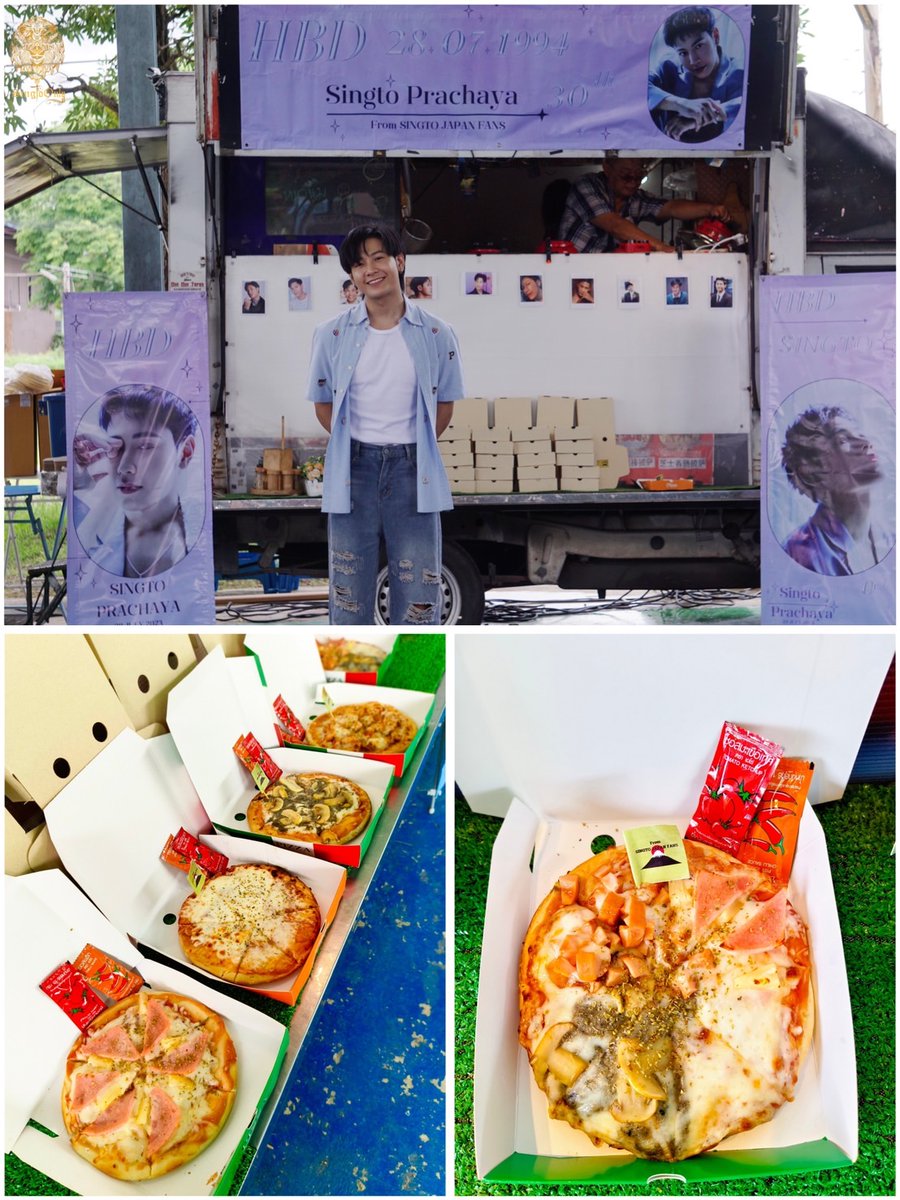 SingtoOnly_TH's tweet photo. ขอบคุณ Food truck Support จาก Singto KOREA Fans - ปังเย็น
และ Singto JAPAN Fans - พิซซ่า
ขอบคุณน้ำดื่มและน้ำผลไม้เย็นชื่นใจ จาก #ครอบครัวแฟนคลับของสิงโต 
สำหรับเลี้ยงอาหารกลางวันน้องๆที่ สถานสงเคราะห์เด็กชายบ้านปากเกร็ด ครับผม
Singto 30th Charity Birthday 
#SingtoBDayCharity2024 https://t.co/Y2XBgfkFbL