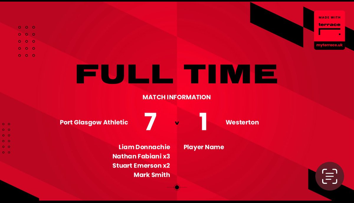 Port Glasgow Athletic tweet media