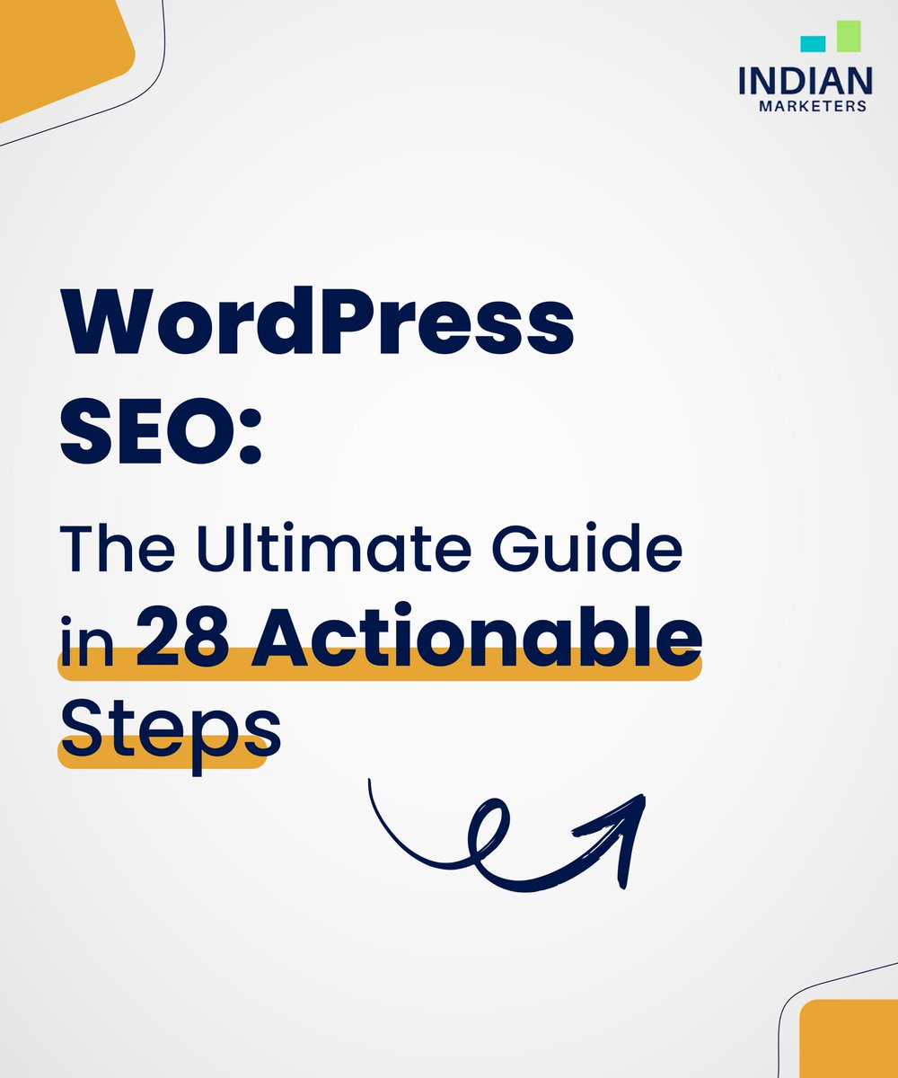 IndianMarketer3's tweet photo. Dominate search rankings with our 28-step WordPress SEO guide! 

Boost your website's visibility and drive organic traffic like never before. 

#WordPressSEO #SEOtips #DigitalMarketing #IndianMarketers #GrowYourBusiness #OnlineMarketing #WebsiteOptimization https://t.co/cMBwVTnnhM