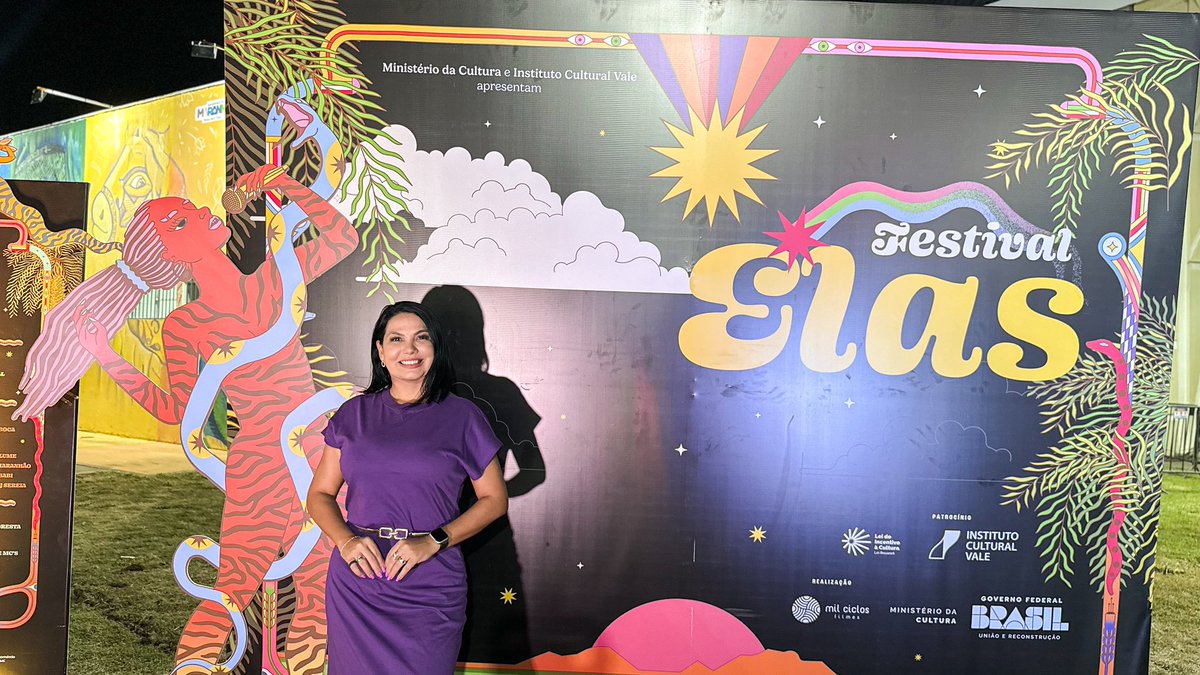 SusanLucena's tweet photo. #sextou no Festival elas!
É preciso valorizar a participação das mulheres na cultura!!!
#simboraaaaa
#susanlucena https://t.co/iysr3JO513
