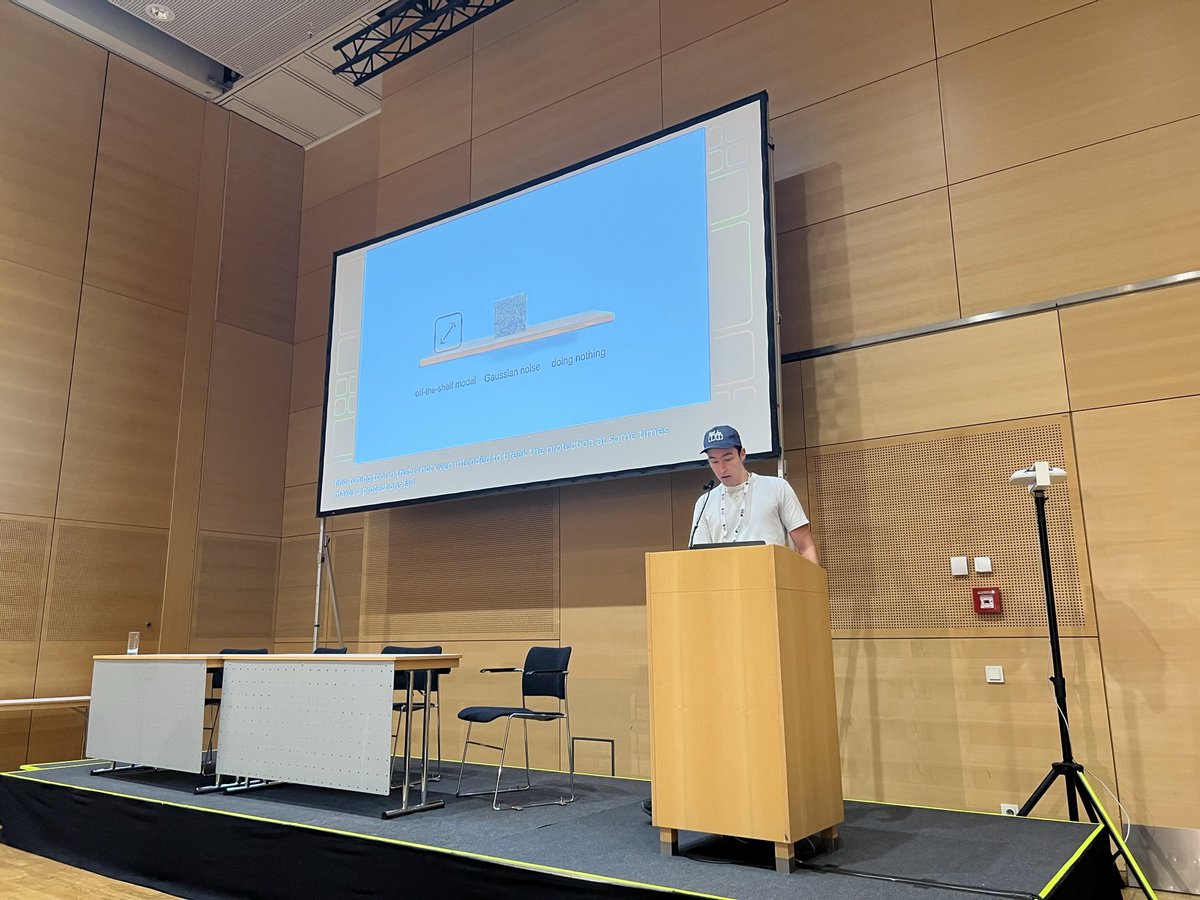 genlawcenter's tweet photo. And a spotlight I missed, "Adversarial Perturbations Cannot Reliably Protect Artists From Generative AI". Congrats to all of our spotlight talks, and thank you everyone for submitting! https://t.co/JzlRDH22SH