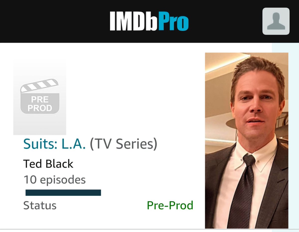 marabrazil2's tweet photo. According to IMDb, #SuitsLA season #1 will have 10 episodes.
...
A 1a.temporada de Suits LA terá 10 episódios.
#StephenAmell https://t.co/JUfgKANnmm