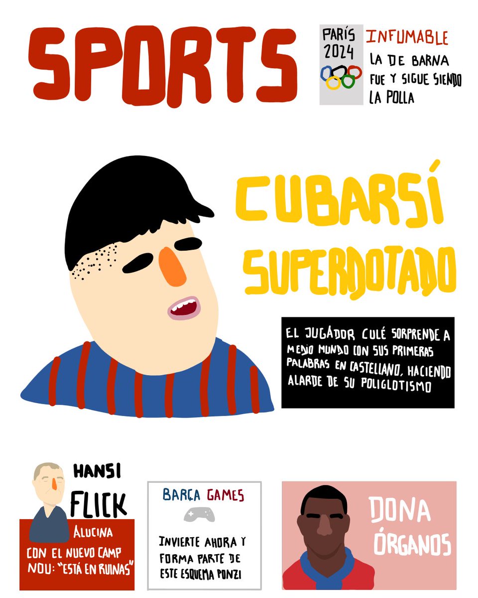 Me he pasado por el KIOSKO pero me ha dicho el señor que sólo tenía estas dos, que me pase más tarde. MARCA y Sport nos resumen la gala de inauguración desde sus perspectivos puntos de vista.