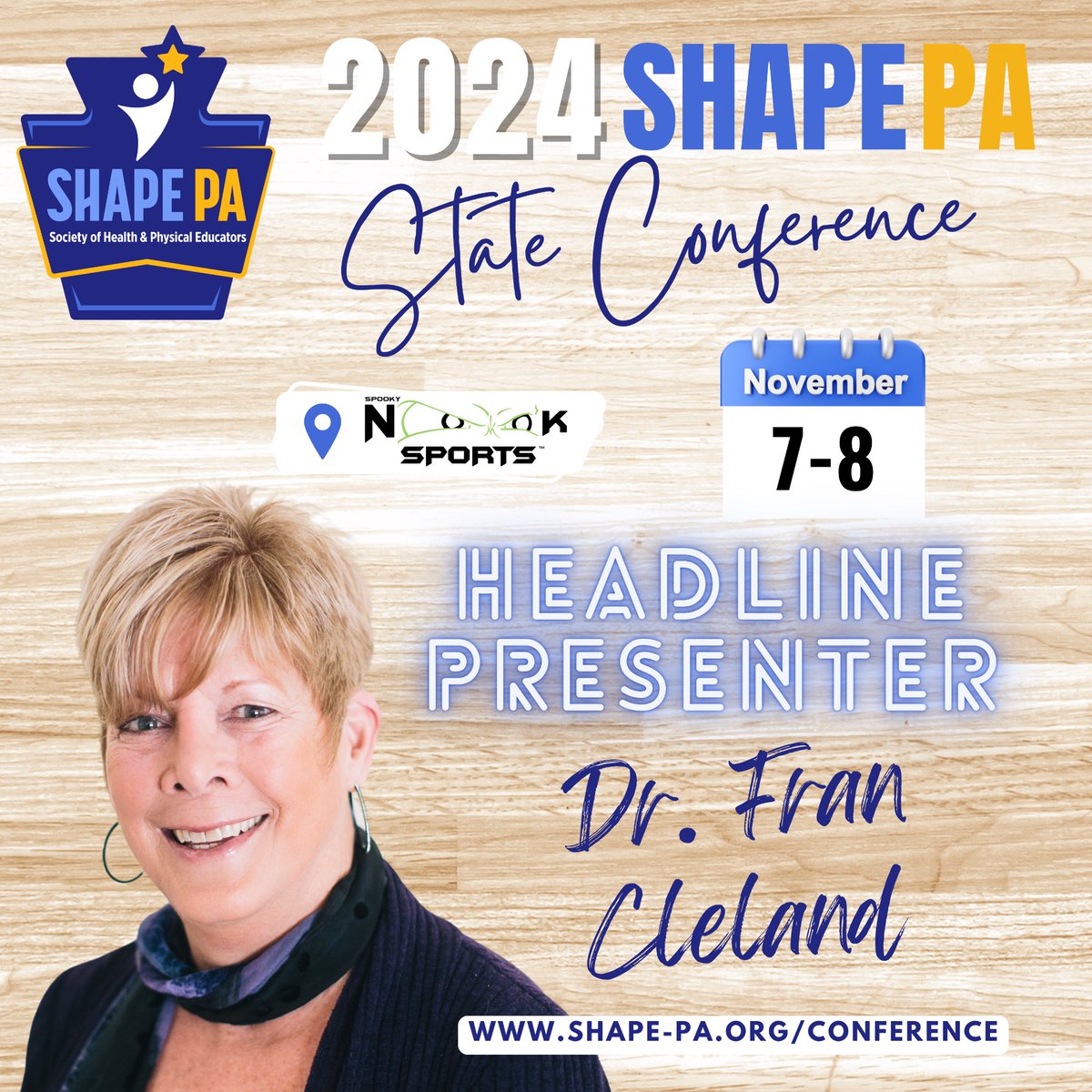 SHAPE PA (@shape_pa) on Twitter photo 🎙️Headliner Announcement!
We're happy to welcome Dr. Fran Cleland (<a href="/ClelandFran/">Fran Cleland</a>) "back home" again for our 2024 State Conference! 🏠
Dr. Fran Cleland, Professor Emerita at West Chester University, served as program coordinator for the Health and Physical Education Teacher 🎙️Headliner Announcement!
We're happy to welcome Dr. Fran Cleland (<a href="/ClelandFran/">Fran Cleland</a>) "back home" again for our 2024 State Conference! 🏠
Dr. Fran Cleland, Professor Emerita at West Chester University, served as program coordinator for the Health and Physical Education Teacher