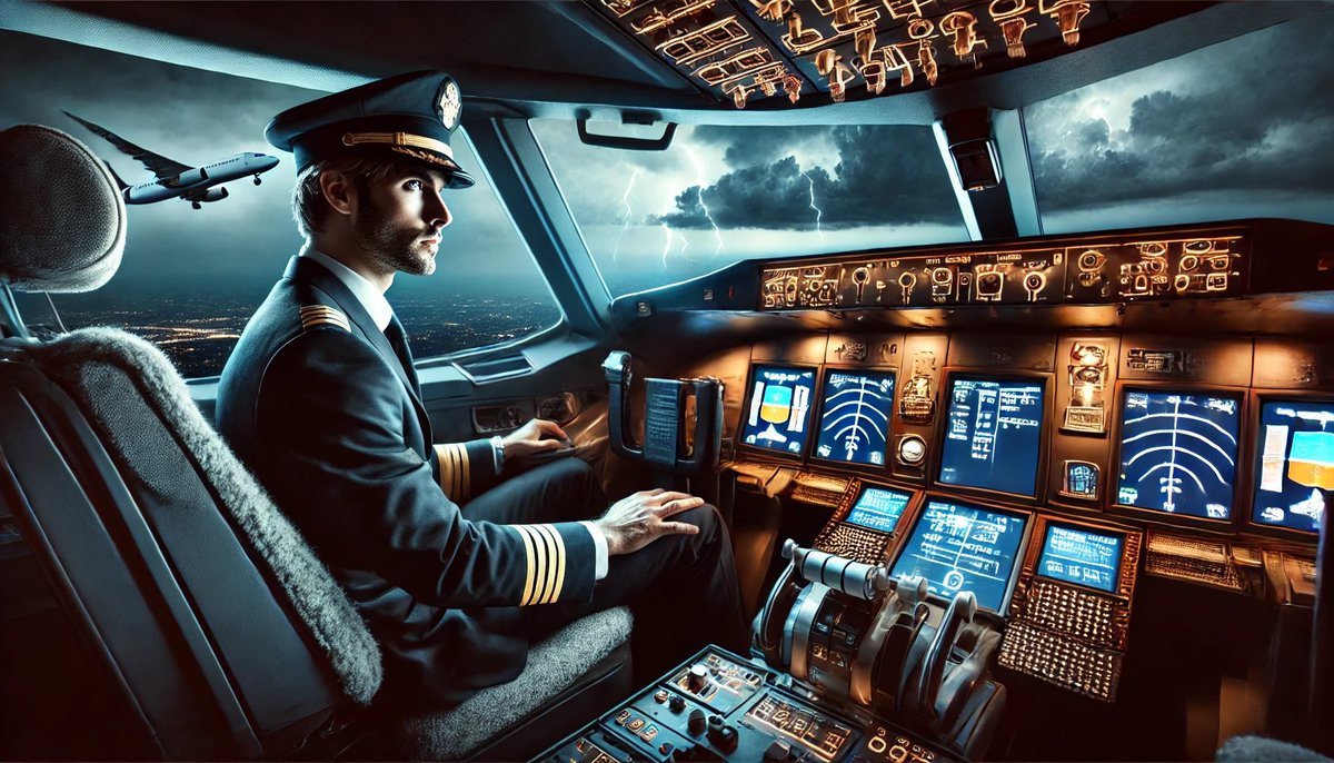 aviationfile's tweet photo. In the heart of a storm, a pilot navigates the skies with unwavering focus. The power of technology and human skill unite to conquer nature's fury.
#AviationAdventure #PilotLife #StormChaser #CockpitView #FlyingHigh #SkyWarrior https://t.co/oU3vKLnwUf