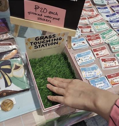 Saturdays are for grass touching; 
Go out and touch grass frens