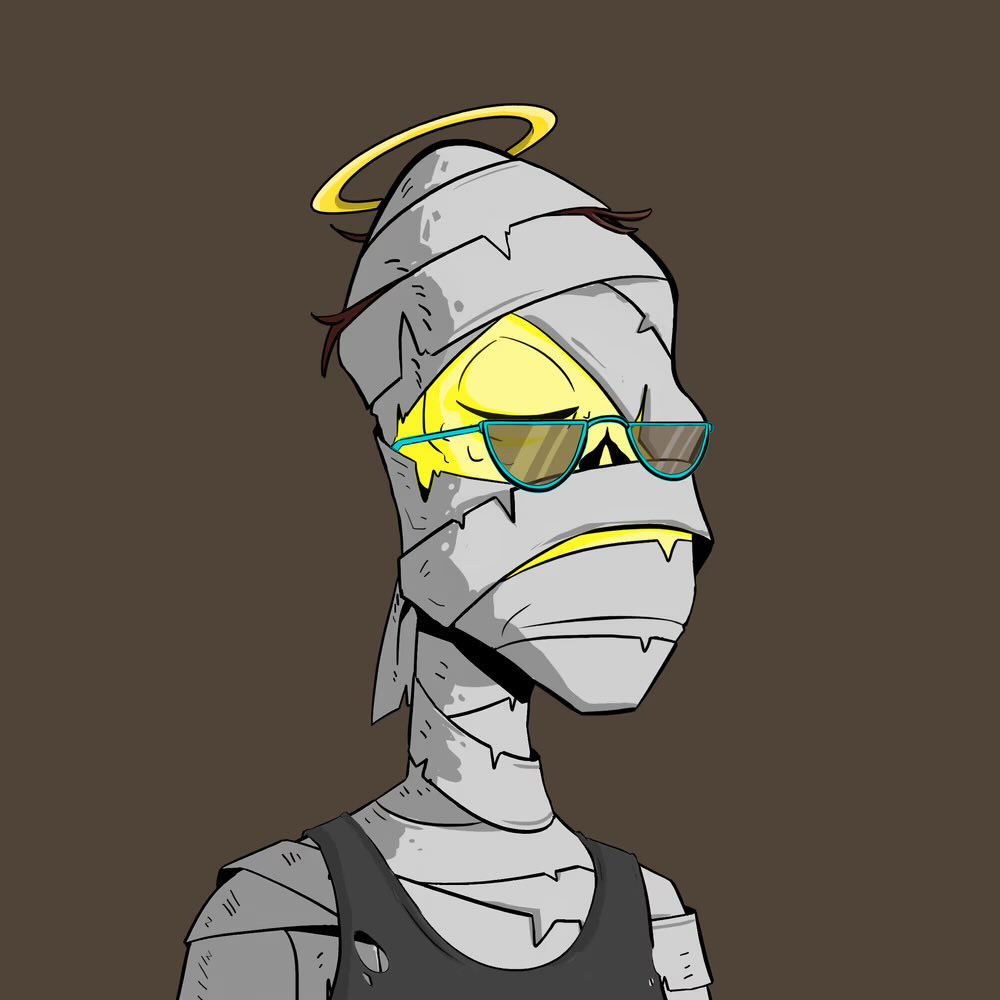 I've seen centuries pass, yet my secrets remain. What mysteries do I guard behind these shades? Only the brave will uncover. 🌟🕶️

🌐 opensea.io/assets/ethereu…

 #BMWU #Blockchain #NFTop100