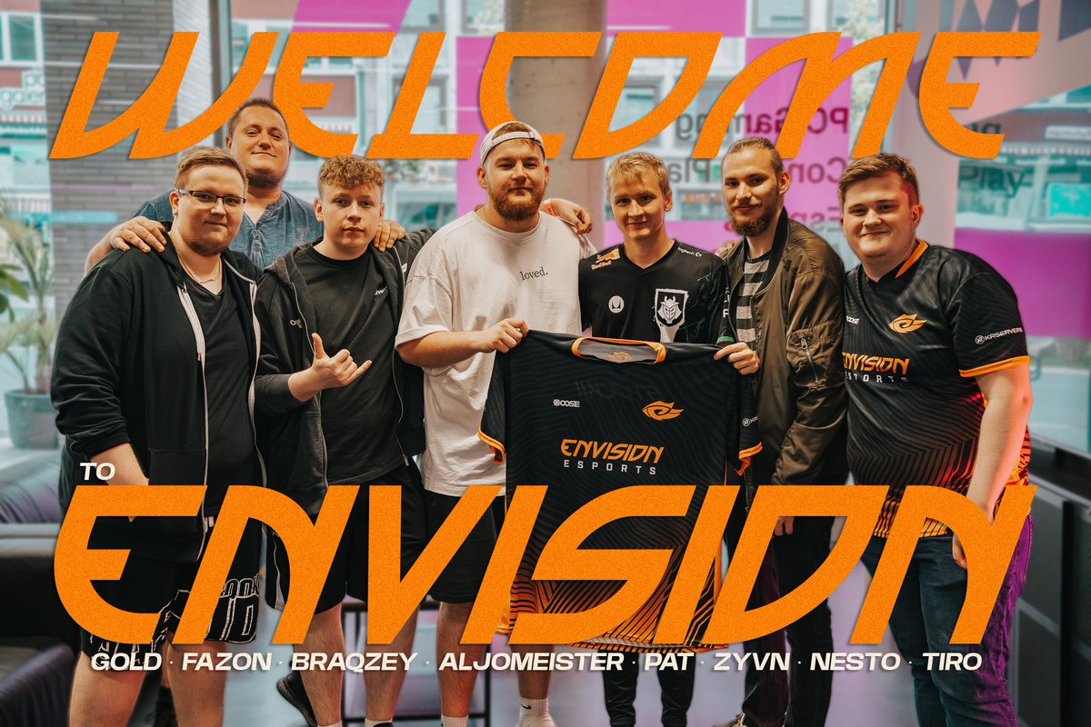 EWAVE ESPORTS🌊 (@ewaveesports) on Twitter photo Some of you might have already known it, but today we have the honor to announce our new #R6S console-team!🥳
Let's welcome:
<a href="/_Gold28/">One-Eyed Bandit</a>
<a href="/superFazon/">Fazon</a>
<a href="/iBraqzey/">C Tier Player </a>
<a href="/Aljomeister/">Aljomeister</a>
<a href="/Pat14424/">Patrick</a>
<a href="/4KTZyvn/">💫</a>
<a href="/DrNestoo/">Nesto</a>
<a href="/OfficialTiro/">Tiro🇩🇪</a> to the family!🫶
to a bright future together!💪 Some of you might have already known it, but today we have the honor to announce our new #R6S console-team!🥳
Let's welcome:
<a href="/_Gold28/">One-Eyed Bandit</a>
<a href="/superFazon/">Fazon</a>
<a href="/iBraqzey/">C Tier Player </a>
<a href="/Aljomeister/">Aljomeister</a>
<a href="/Pat14424/">Patrick</a>
<a href="/4KTZyvn/">💫</a>
<a href="/DrNestoo/">Nesto</a>
<a href="/OfficialTiro/">Tiro🇩🇪</a> to the family!🫶
to a bright future together!💪