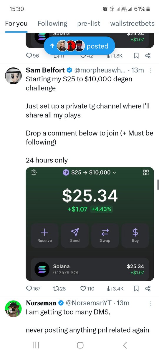 CryptoGuru97's tweet photo. @punk1685 Stop scamming both of you 
Same post same photos 
Enjoy you bots followers and stop scamming https://t.co/axUysDL2Qt