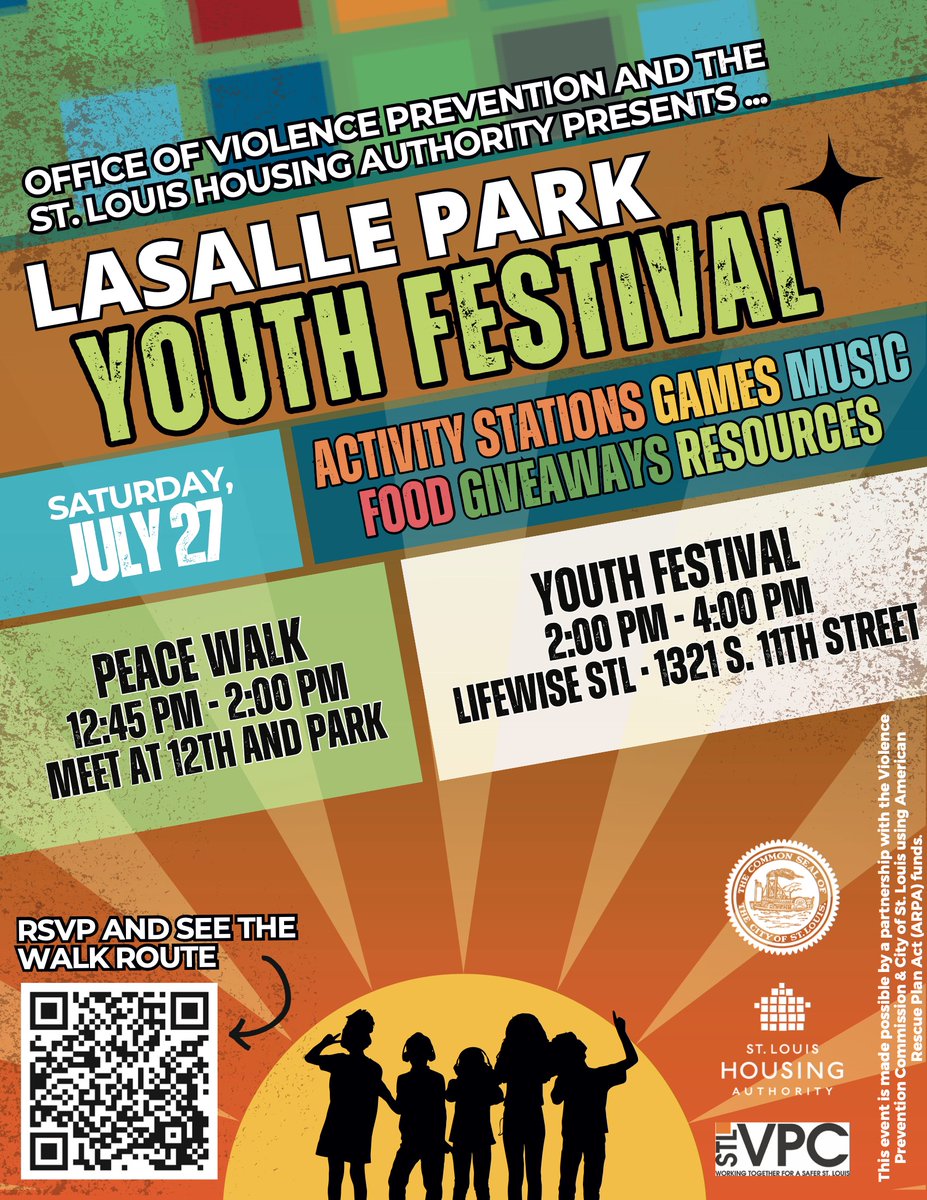 OVP is partnering with <a href="/stl_housingauth/">St. Louis Housing Authority</a> and residents of the Peabody and LaSalle Apartments to hold a Peace Walk today at 12;45pm. Please join us as we recognize those who has been impacted by gun violence and show our commitment to reducing it.

#stlovp #violenceprevention